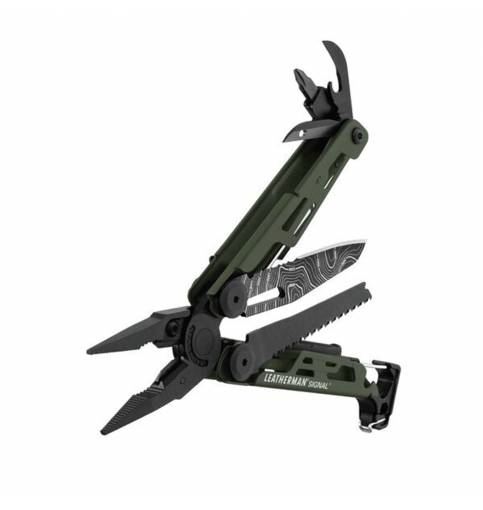 Leatherman Signal Topo Green with Nylon Sheath - Standard Box