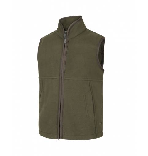 Woodhall Junior Fleece Gilet Green