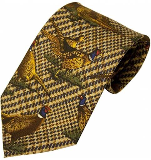 Bisley Large Pheasant Silk Tie No.35