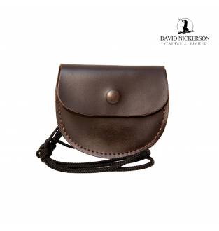 David Nickerson Leather Pellet Pouch with Lanyard