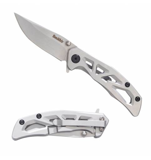 Smiths MINI-CAPRELLA 2.1" BLADE FOLDING KNIFE, BEAD-BLAST STEEL