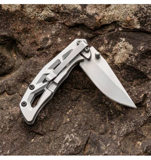 Smiths MINI-CAPRELLA 2.1" BLADE FOLDING KNIFE, BEAD-BLAST STEEL