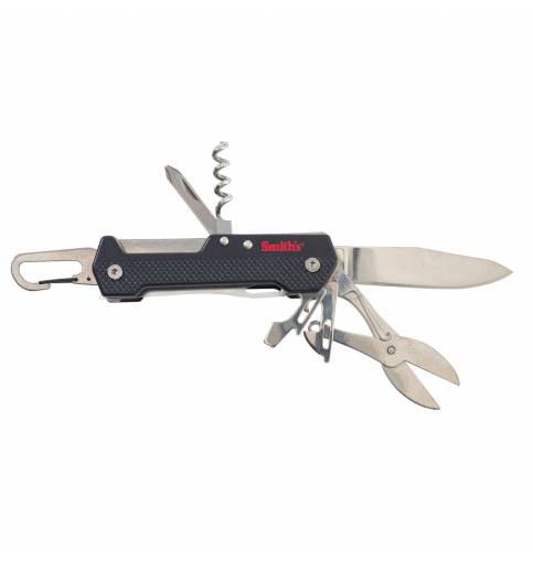 Smiths EDGESPORT 9-IN-1 KNIFE & MULTITOOL BLACK