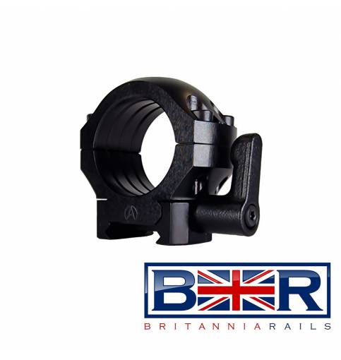 Britannia Rails 30mm QR Picatinny Rings - High