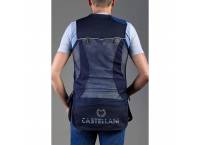 CASTELLANI RIO PRO Alcantara Shooting Vest with Recoil Pad - Navy