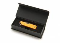 Whitby Leven EDC Pocket Knife - Lava Orange