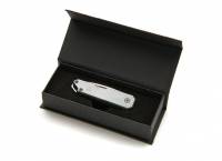 Whitby Leven EDC Pocket Knife - Titanium Grey